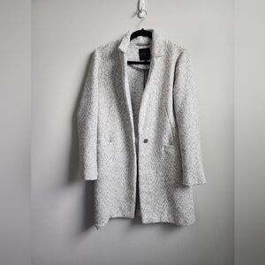 Dynamite Heather Grey Long Shacket/Jacket